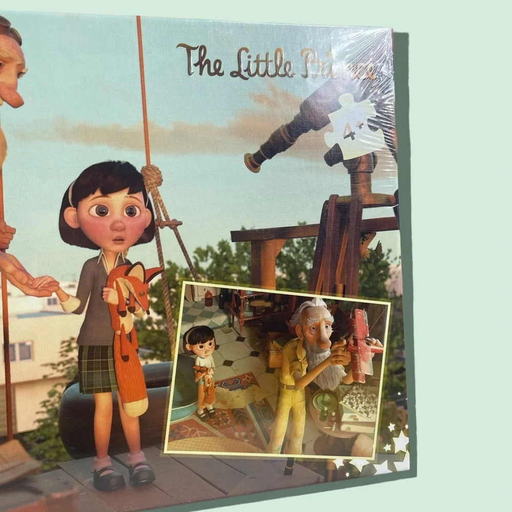 New Hape The Little Prince 2 Ct. Discovery Scene 24 Pc Sturdy Cardboard Puzzle